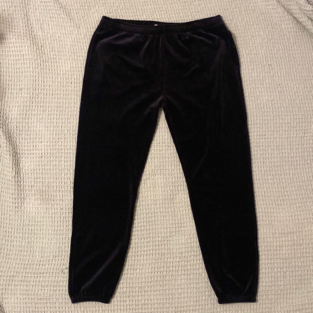 Todd Snyder New York XL navy blue VELOUR sweatpants NWT